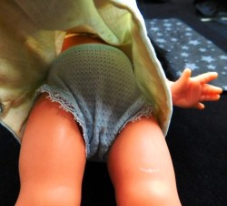 baby rose doll view